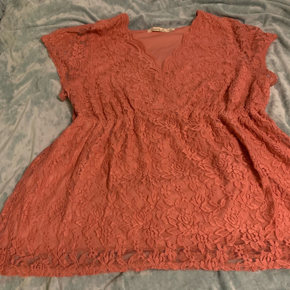 Liberty Love 3x lace overlay Mauve